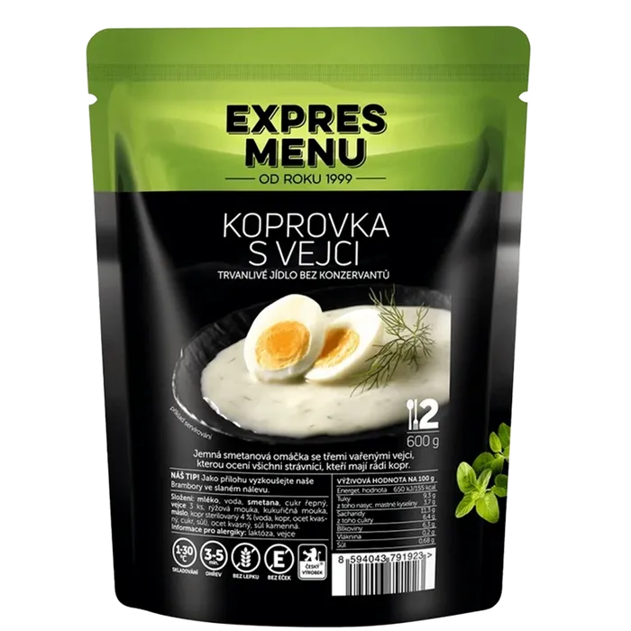 Expres Menu Koprovka s vejci 600 g (2 porce)
